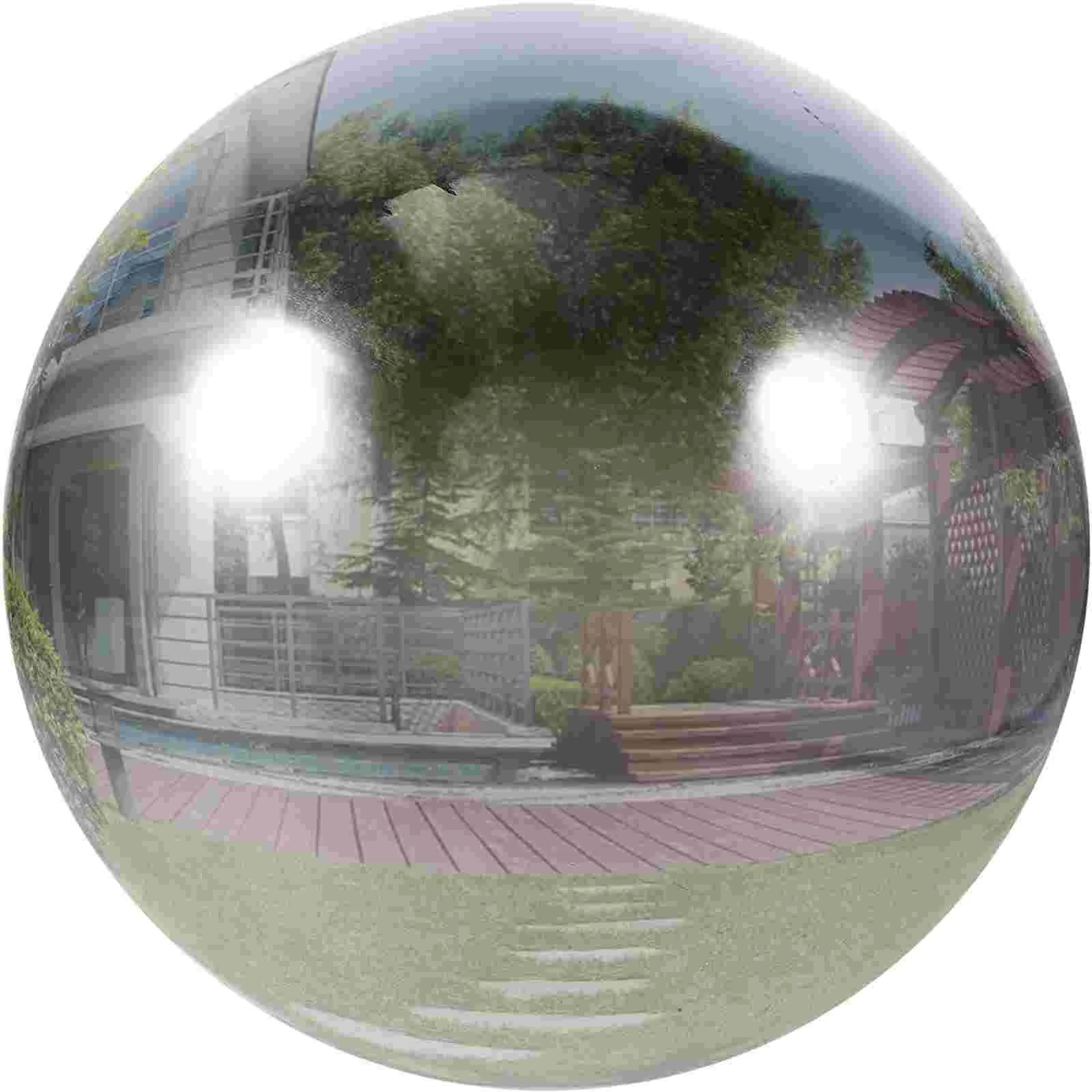 

Stainless Steel Hollow Ball Decoration Outdoor Mirror Globe Earth Garden Gazing Reflective Spheres