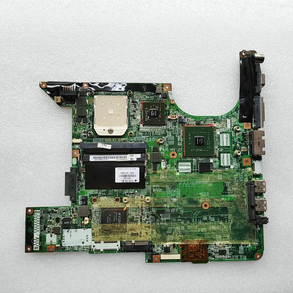 

443774-001 For HP DV6000 DV6200 DV6300 Laptop Motherboard DDR2 DA0AT8MB8H6 433280-001 100% test ok