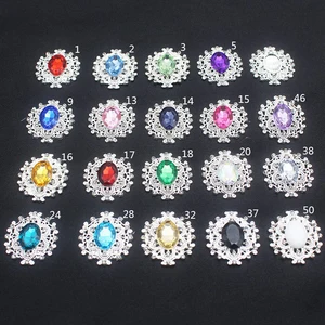 Brillante 25 * 26 mm 10pcs CRISTAL CRISTALE Broche Accesorios Diy CARJETA DE VINA DE VINO CARS DE REBAJO DE REFORMA CONSECURA 8 mejores encantos de cristal de ventas para joyas - №6