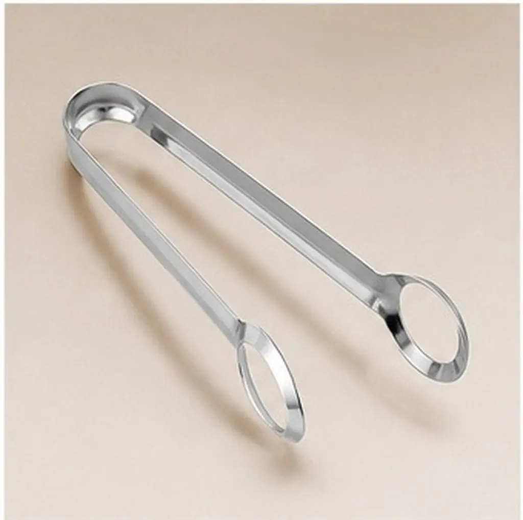 1Pcs Stainless Steel Food Tongs Heavy Duty Heat Resistant Rust Proof Kitchen Serving Tongs for Bread Grilled Meat Noodles Eggs