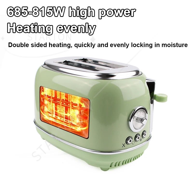 

Household Toaster Electric Baking Bread Maker Stainless Steel Automatic Breakfast Machine Toast Heater Sandwich Grill Oven