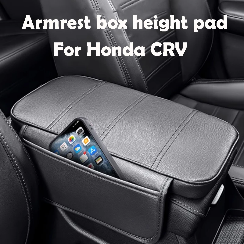 

For Honda CRV 2023-2025 Armrest Box Height Pad Leather Material Car Accessories