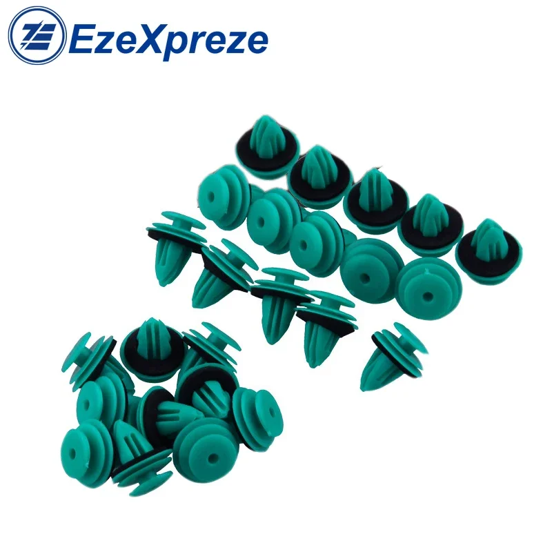 

25PCS Auto Bumper Fastener Vehicle Clips Retainer Fastener Rivet Door Panel Fender Liner Universal Fit car accessories