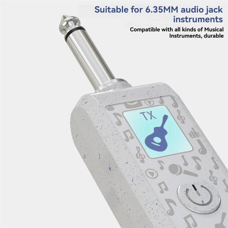 【Must-Haves】2.4G Wireless Instrument Pickup Guitar Transmitter Receiver Plug Play For 6.35Mm Audio Interface Electric Instrument