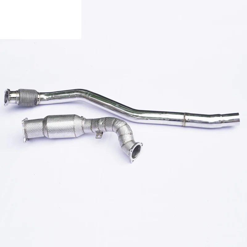 Head Section High flow Pipes Exhaust Pipes branch downpipe Exhaust Pipe with catalyst for PORSCHE Macan 2.0T 2014