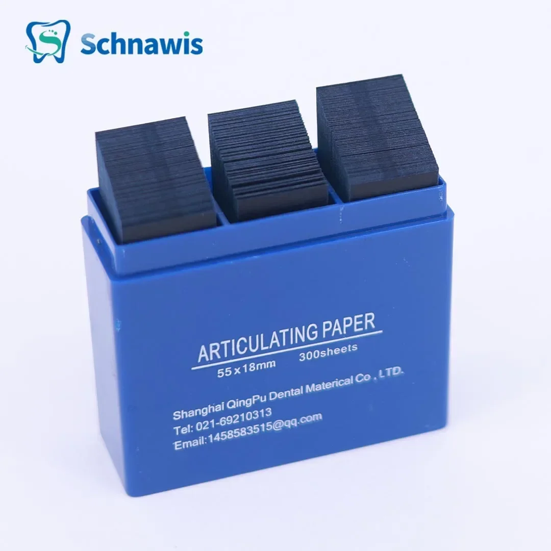 Dental 300 Pcs/Box 55*18mm Dental Blue Articulating Paper Strips Dentistry Oral Teeth Whitening Material Instrument Dentist Tool