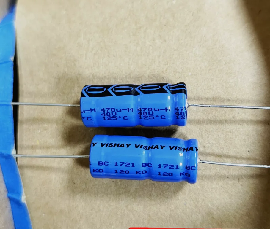 10pcs/lot Original VISHAY BC KO120 ATC 40v 470uF 13X30mm 125c axial electrolytic capacitor copper feet free shipping