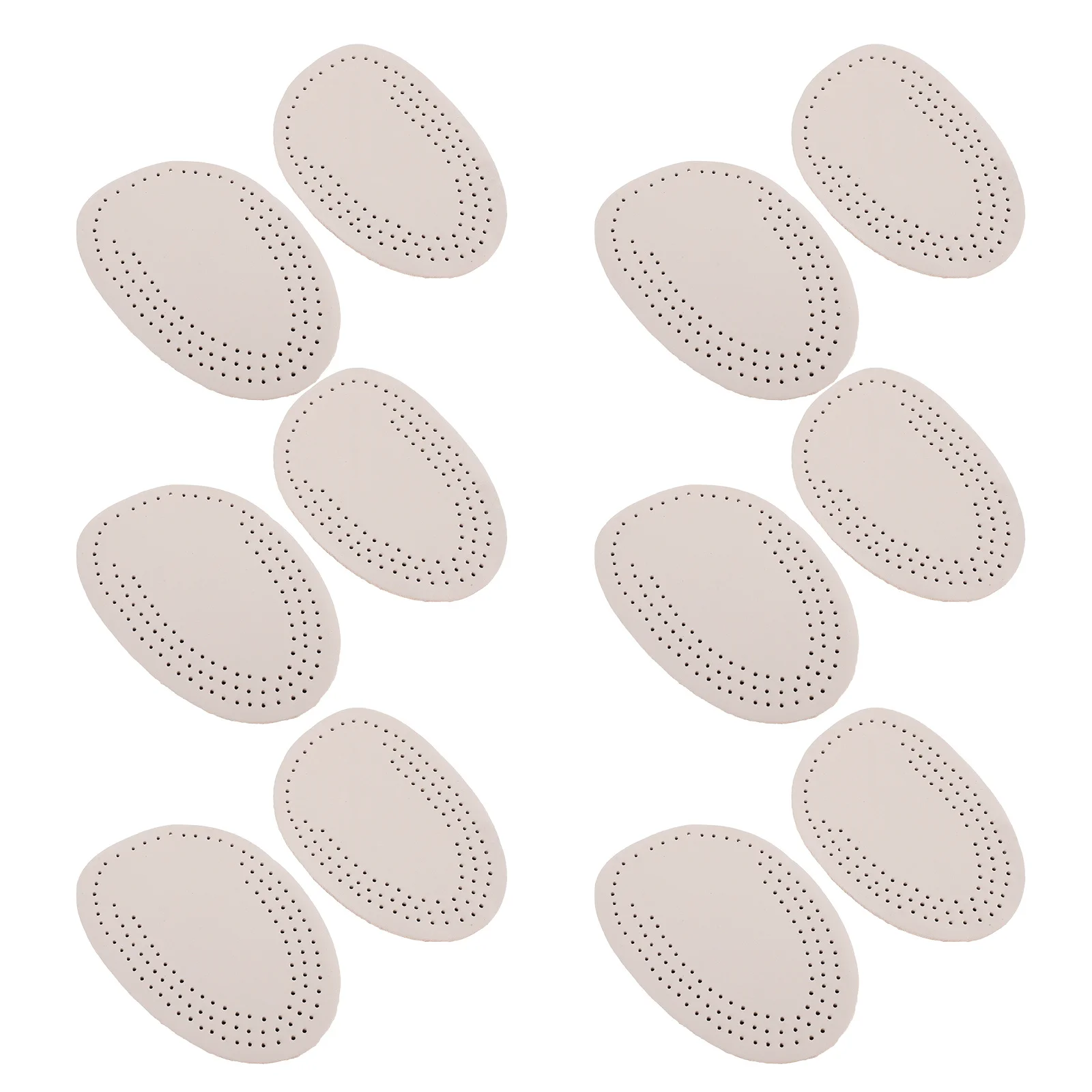 

6pcs Cow Half Insoles For Women High Heel Shoes Forefoot Cushion Pads Soft Comfortable Non-Slip Insert