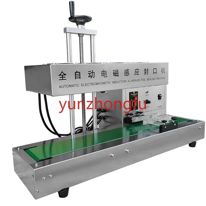 Automatic Continuous Sealer Electromagnetic Induction Sealing Machine Aluminum Foil Bottle Cap