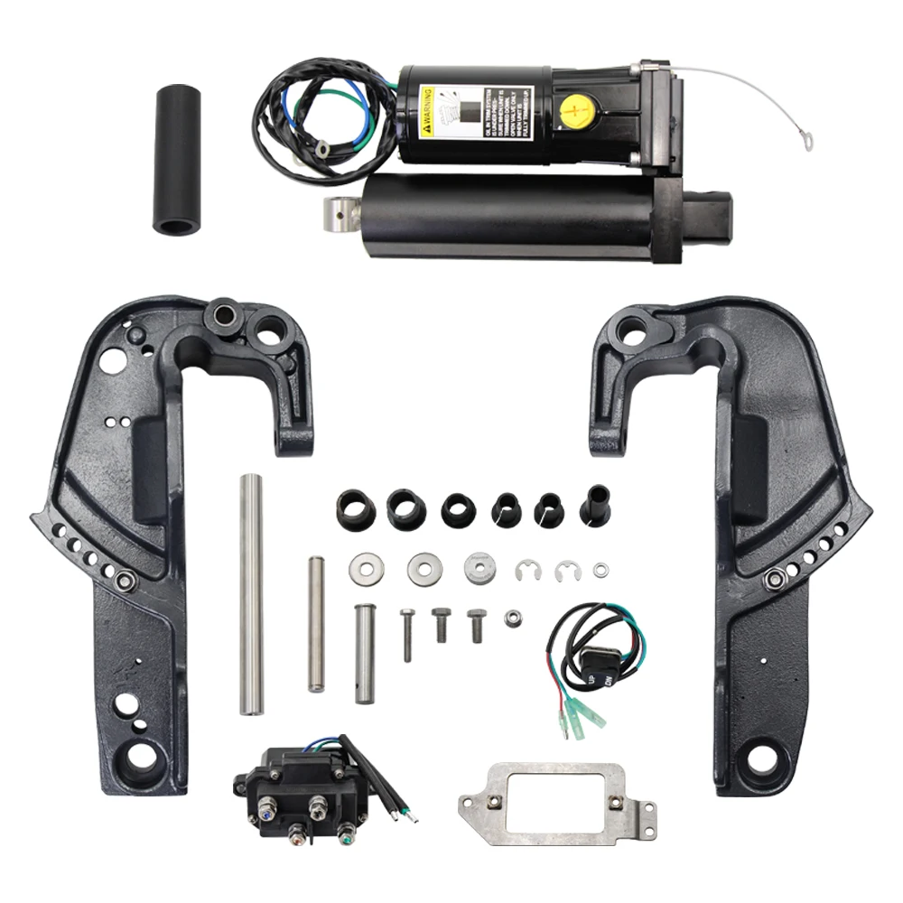 Single Power Tilt Trim Unit/Clamp Bracket Set 65W-43800 Replacement For Yamaha Outboard 2-Stroke  2-Cylinder 40HP New