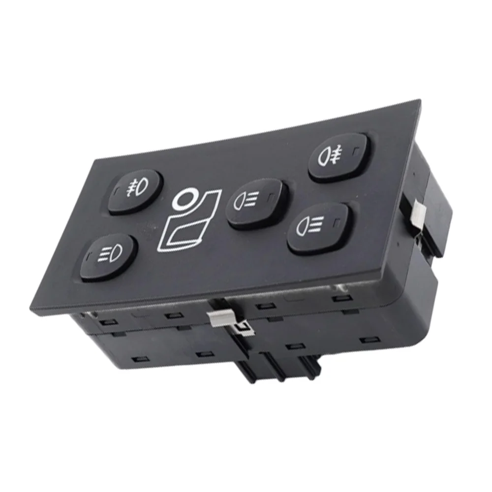 Fog Light and Headlight Switch  1900318 1507637  2091754 for Scania  P G R T-Series Plastic Black 9 Pins