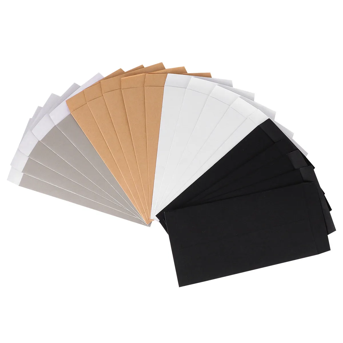 

20Pcs Plain Color Kraft Paper Envelopes Mini Blank Invitation Envelope for Wedding Baby Shower Birthday Business Event