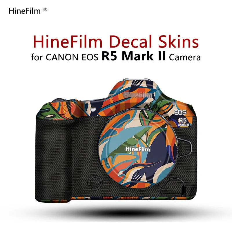 Hinefilm Skin For Canon EOS R5 Mark II Camera Skin R5II Camera Cover Sticker R5M2 Camera Skin EOSR5 Mark2 Wrap Cover R5 II