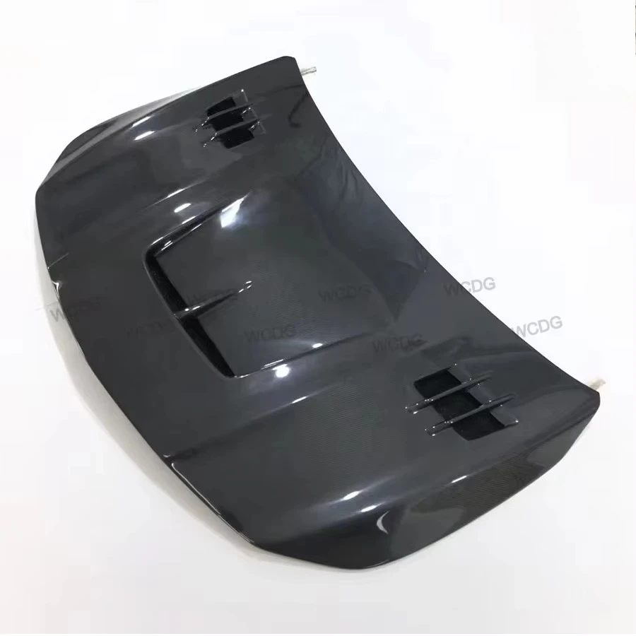 High Quality Carbon Fiber Front Engine Hood for CLA Class W117 CLA45 CLA220 CLA260 AMG Front Hood Bonnet Cover 4
