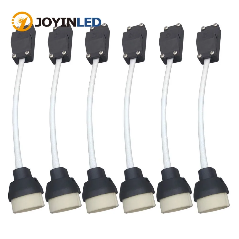 

В упаковке 1/6 патрона лампы GU10, керамическое основание и клеммная колодка/мост с адаптером для разъема кабельной лампы 15 см для светодиодов и галонов