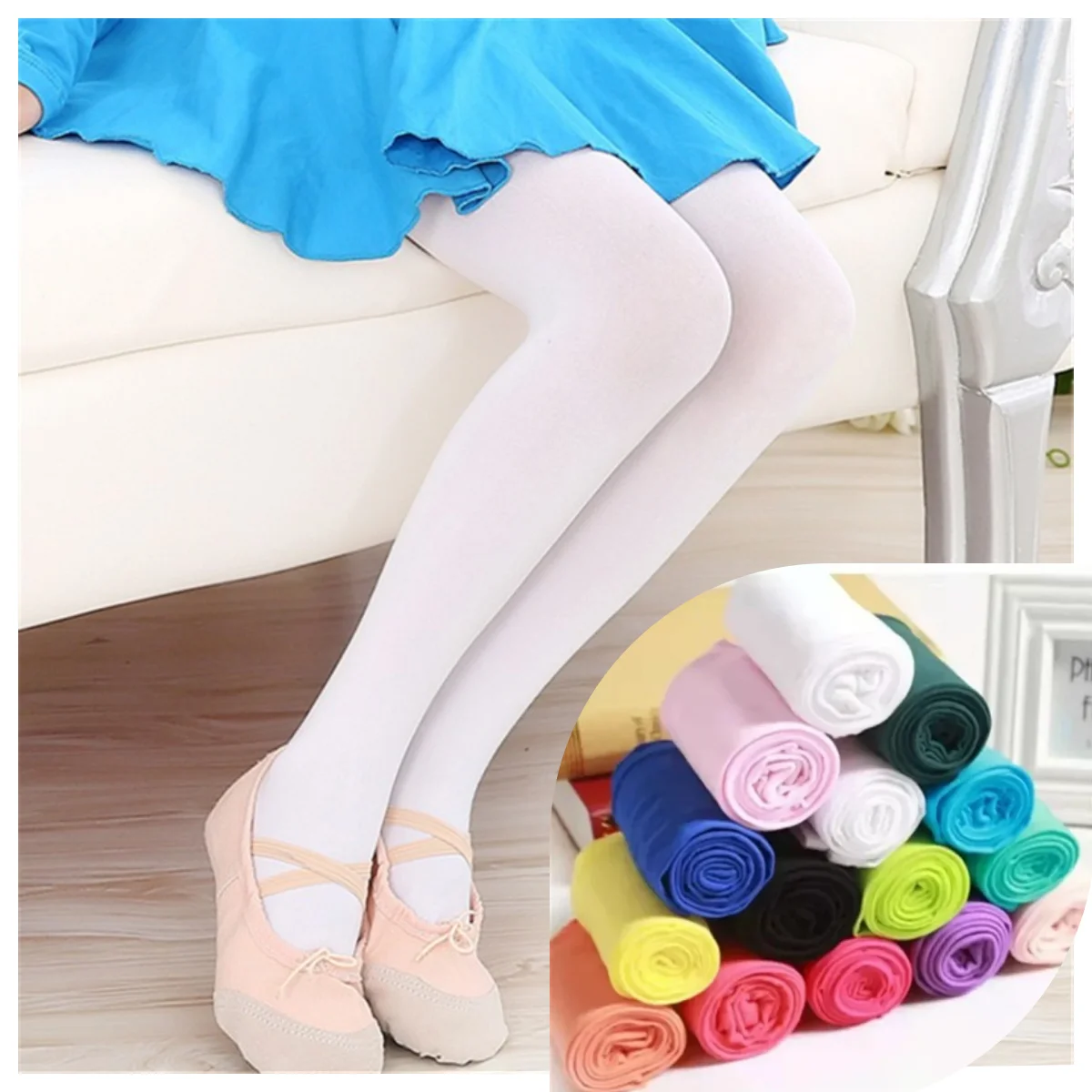 

Профессиональные балетные колготки для девочек, летние и весенние, в конфетных цветах, для танцев, бархатные колготки-чулки