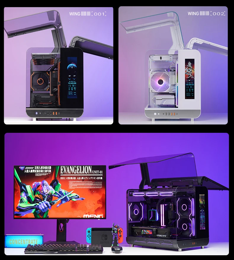 PowerTrain X-GAMERX Phantom Wings édition LCD boîtier de pièce