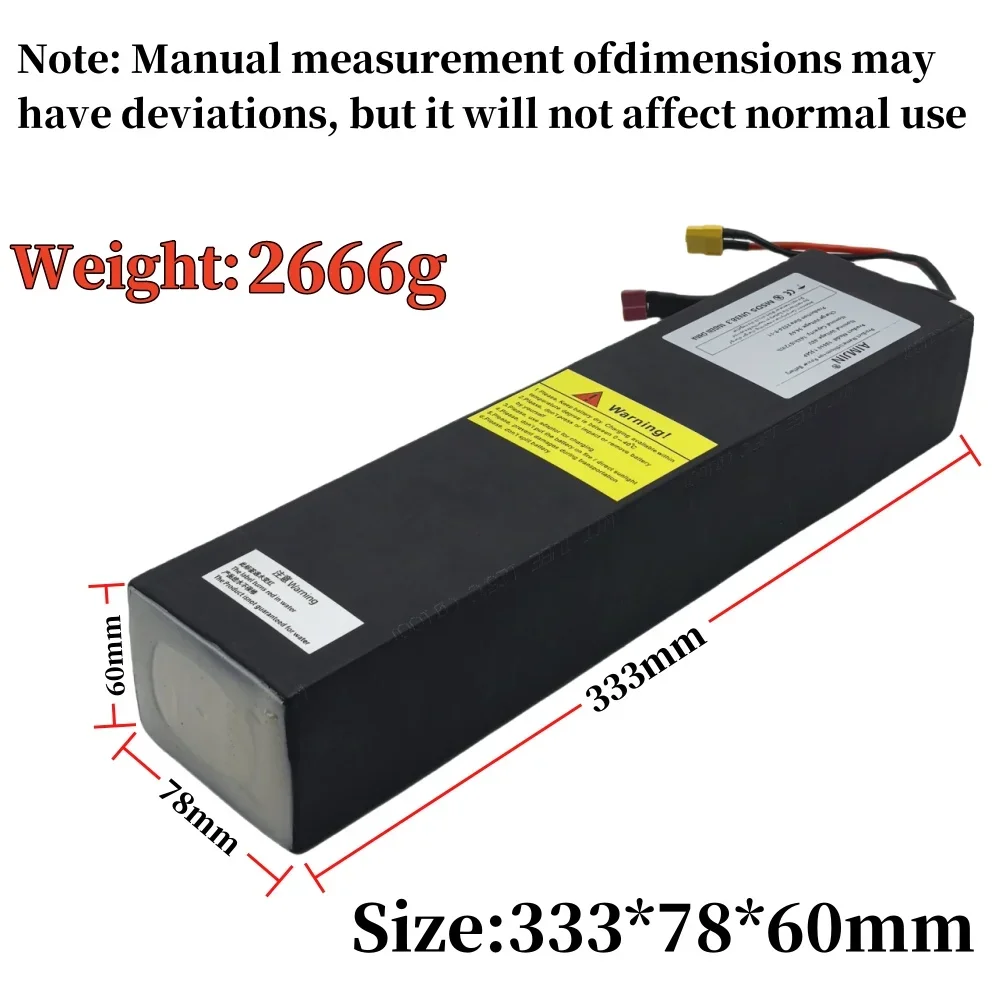 NEW 13S4P 48V 14000mAh Rechargeable Lithium ion Battery Pack 672Wh With BMS Suitable for Kugoo M4 Electric Scooter Battery