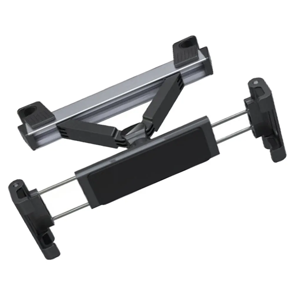 

Rear Seat Phone Tablet Holder Black ABS Material Adjustable Angle Non Slip Car Headrest MountBracket for Tablets Cell Phones