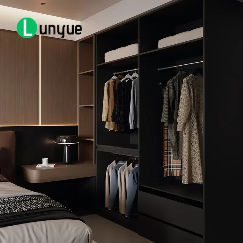 Italian Light Luxury Simple Wardrobe 18mm Plate Bedroom Storage Cabinet Household Locker Furniture Modern Design Durable