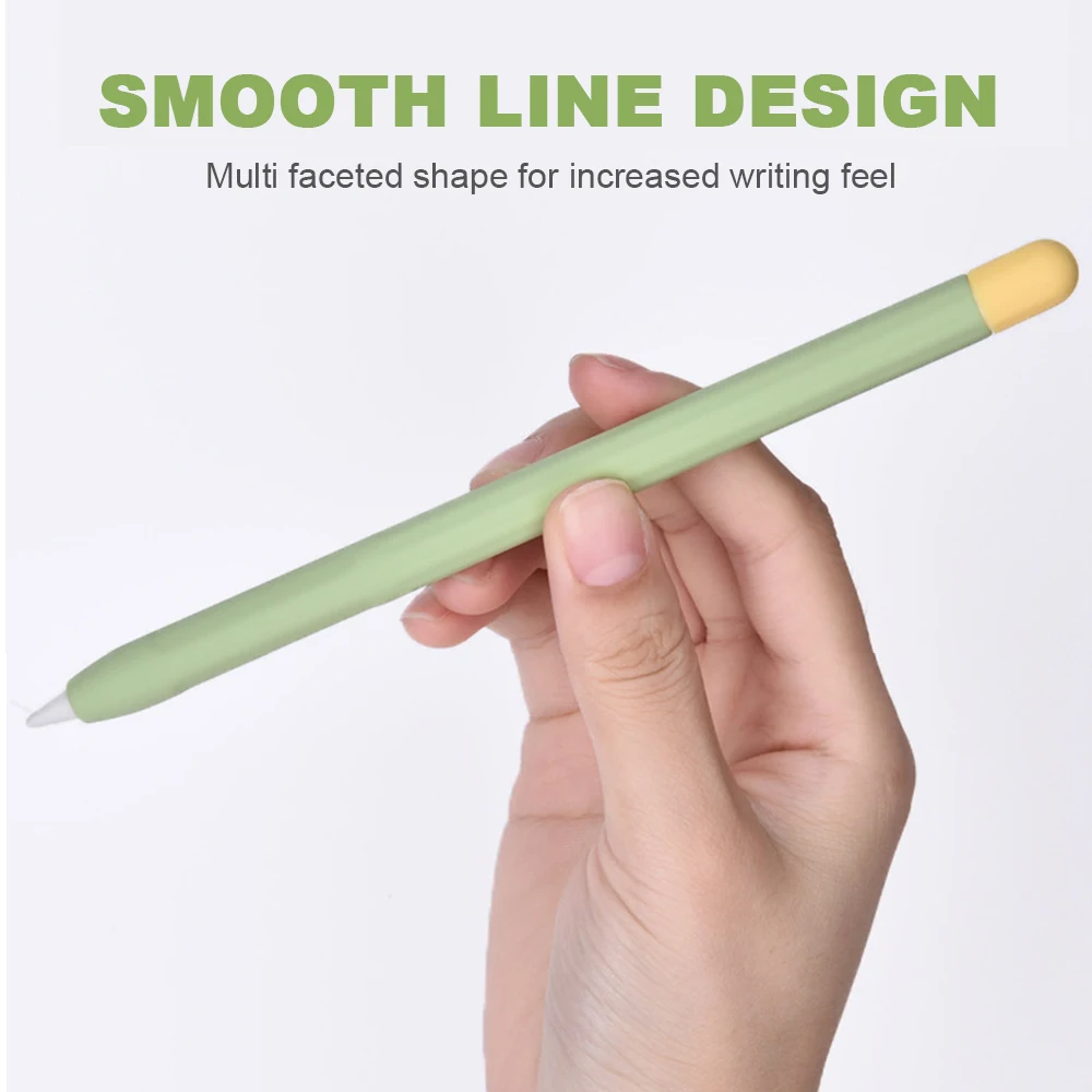 Per Apple Pencil 2 custodia per penna stilo da 1 generazione custodia protettiva Ultra sottile in Silicone morbido per iPad Pencil manicotto di prima seconda generazione