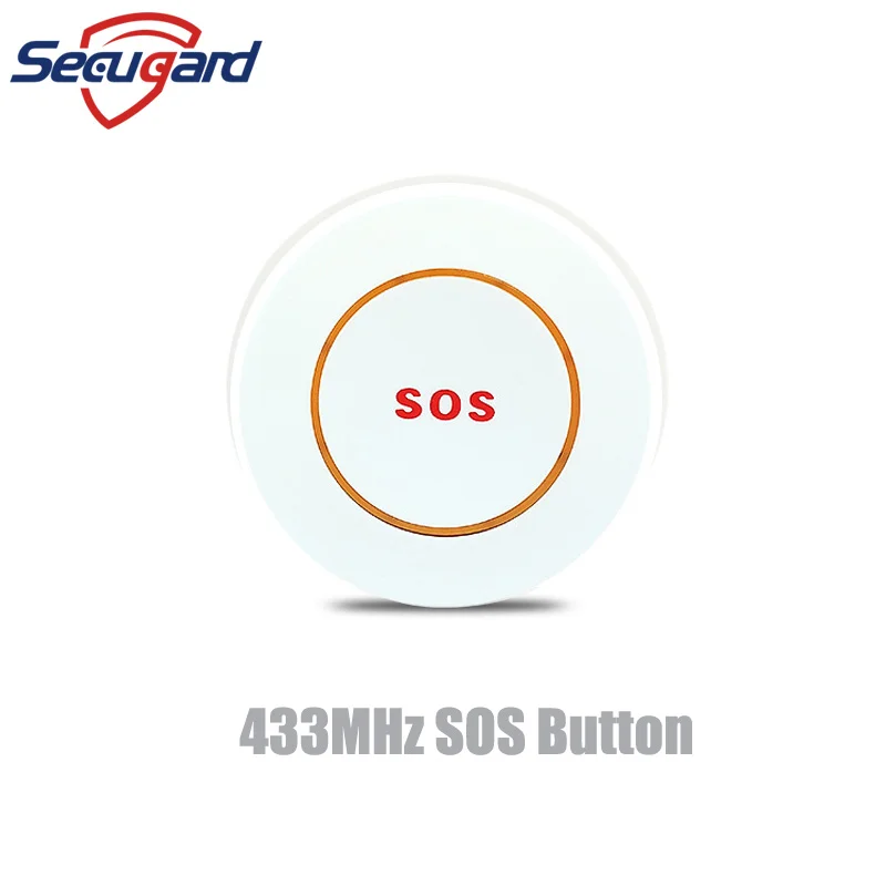 433MHz SOS Taste Türklingel Wireless Notfall Taste Ältere Childre Panic Pflegeperson Pager Für Unsere Smart home Security Alarm