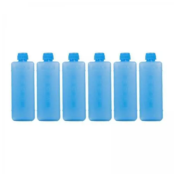 2x 6x Ice Blocks Ice Brick Packs Multifuctional Reusable Travel Freezer Blocks Freezer Packs for Fishing BBQ Family Picnic Beach