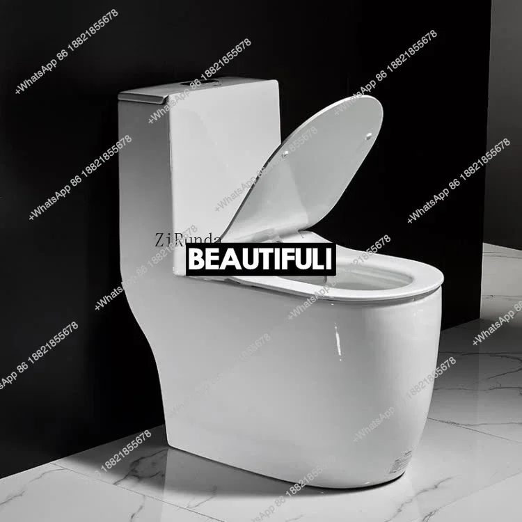 RR Simple and fashionable toilet, siphon-type pumping toilet, water-saving, deodorant and silent toilet.
