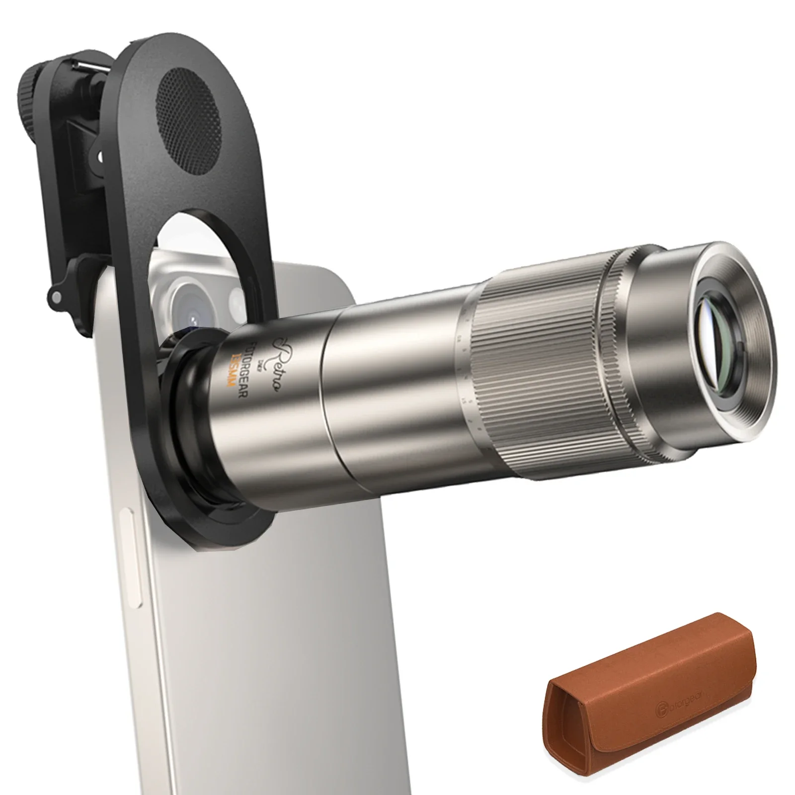 

FG Fotorgear 135mm Phone Lens for Smartphone 6X Zoom Additional Lens Compatible with iPhone Portrait Photography