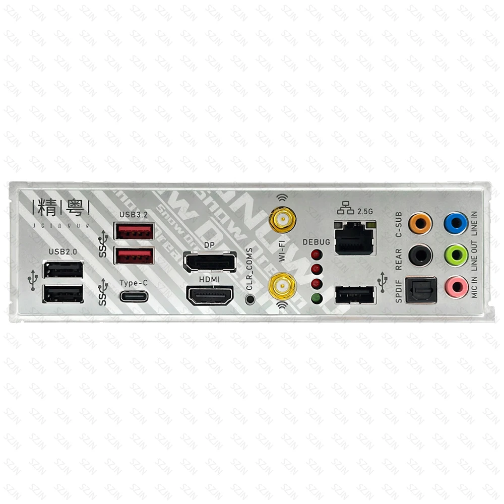 Set scheda madre JGINYUE B760M M-ATX LGA 1700 con Core 12/13/14esimo kit da gioco Hynix M-Die B760M con memoria DDR5 a doppio canale