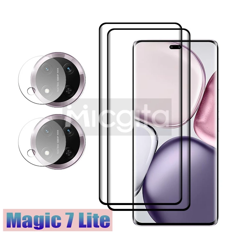 9D Curved Glass For Honor Magic 7Lite Sceen Protector film 6.78