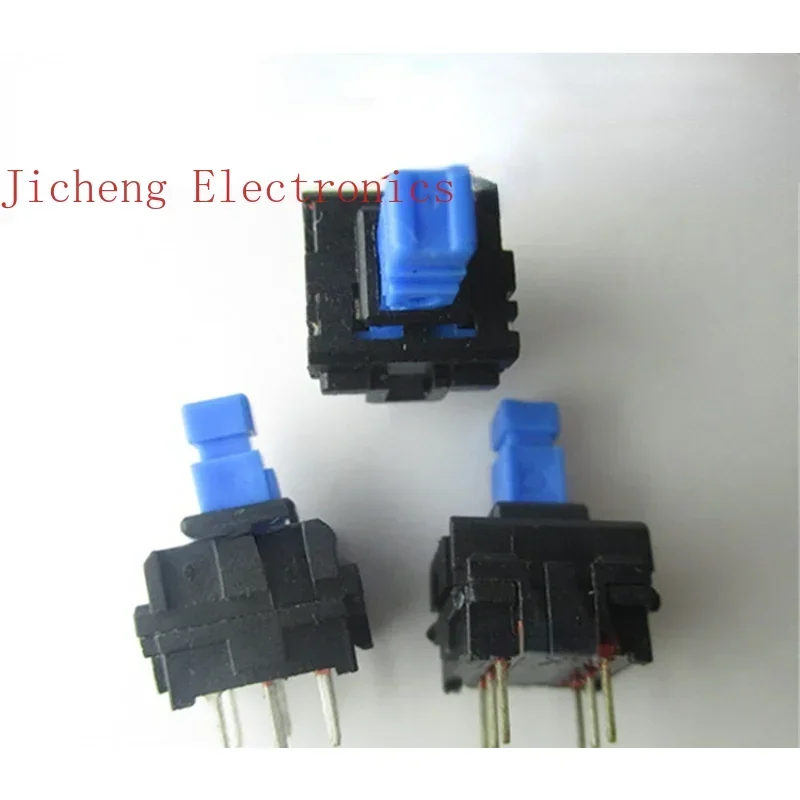 10PCS IMPORTED SELF-LOCKING BUTTON 10X10X15MM TWO-WAY 6-PIN  SWITCH 10*10*15MM