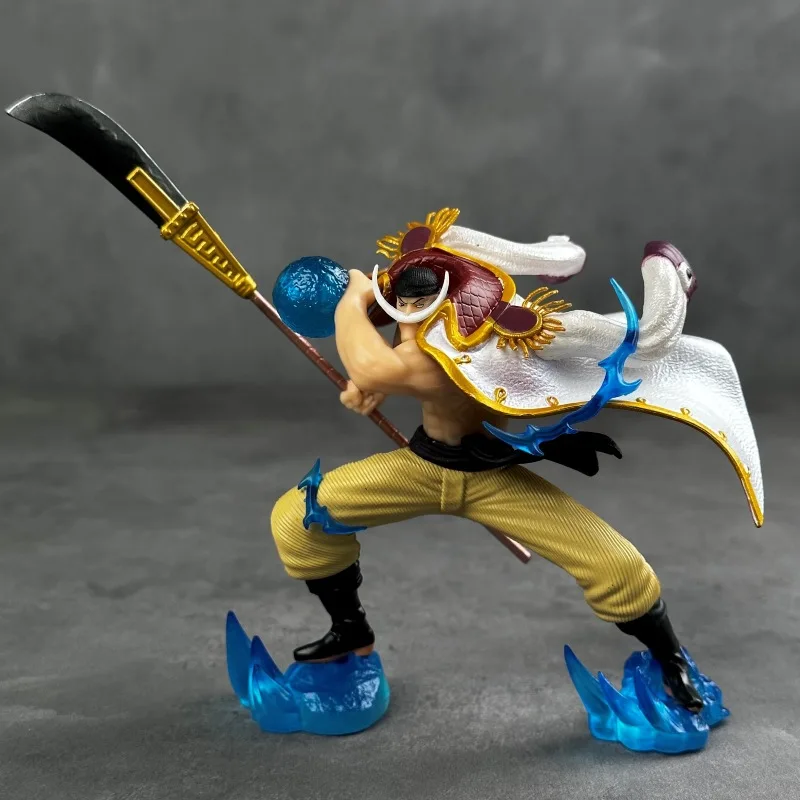 

13cm One Piece Anime Character Whitebear Pirates Edward Newgate Statue PVC Statue Model Doll Collection Gift Desktop ornaments