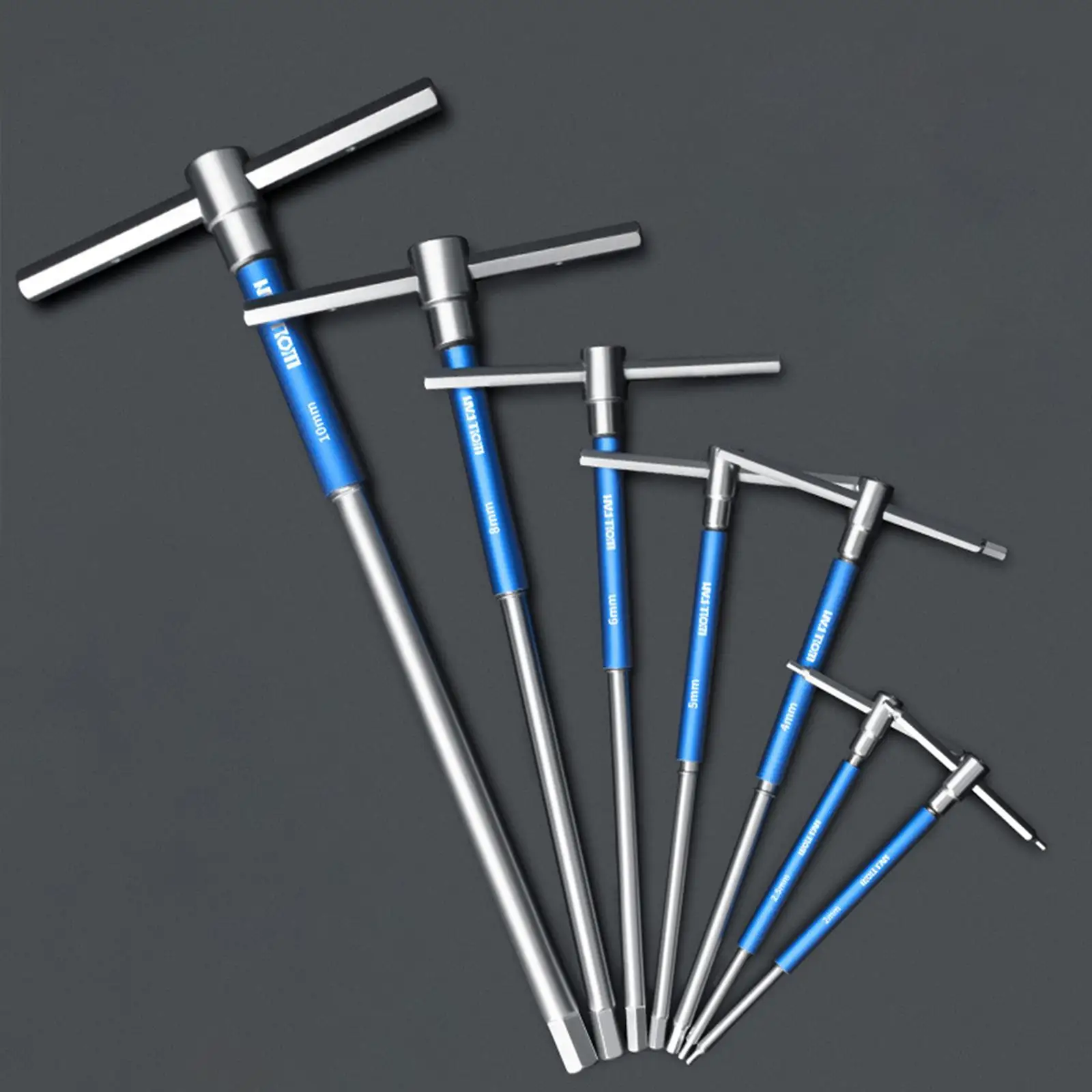 Multifunctional Hex Allen Key Wrench Set with Ergonomic T Handle Inner Hexagon Spanner for Bike and Appliance Repair