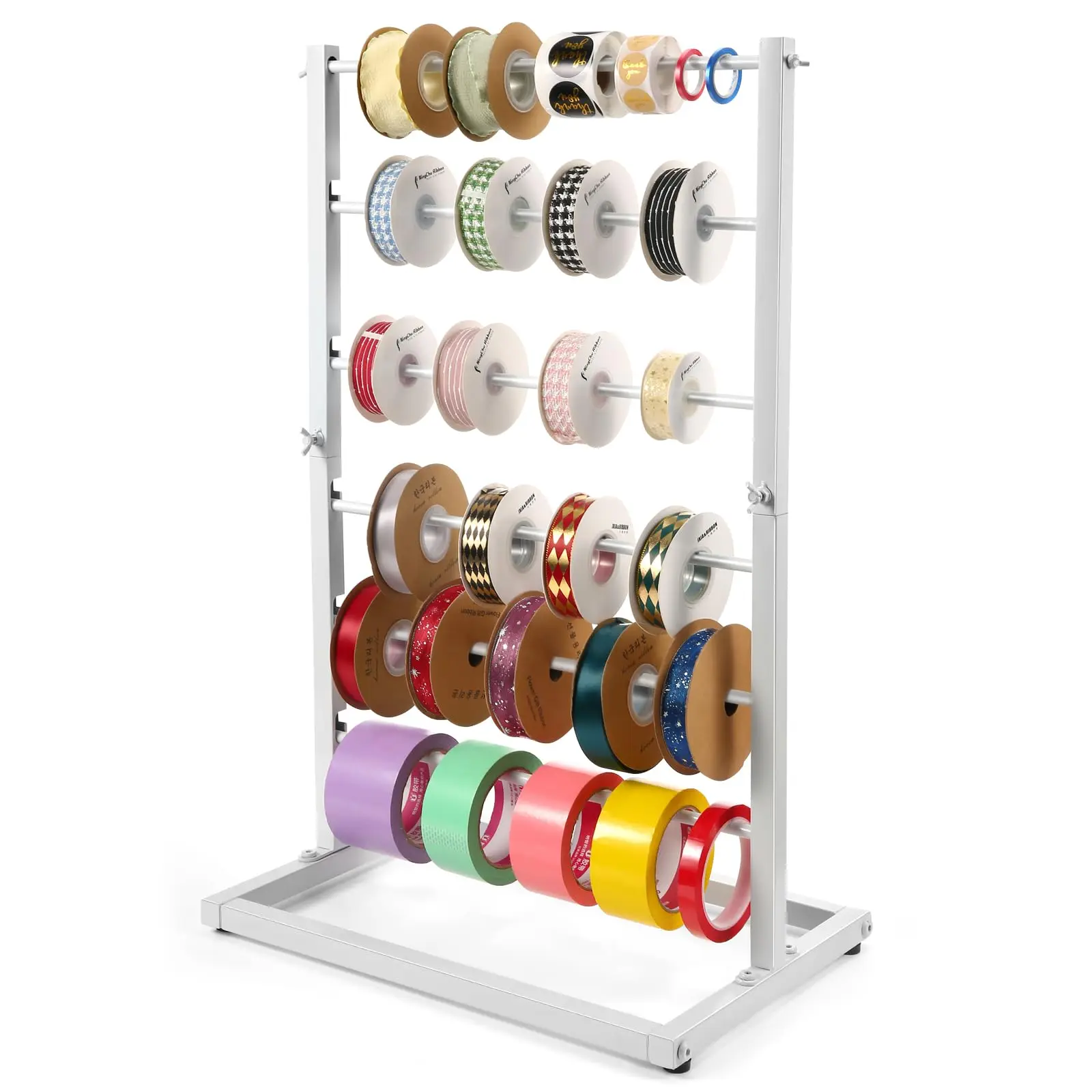 6-tier-large-capacity-ribbon-storage-organizer-rack-metal-ribbon-spool-holder-for-craft-ribbon-washi-tape-arts-crafts-suppli