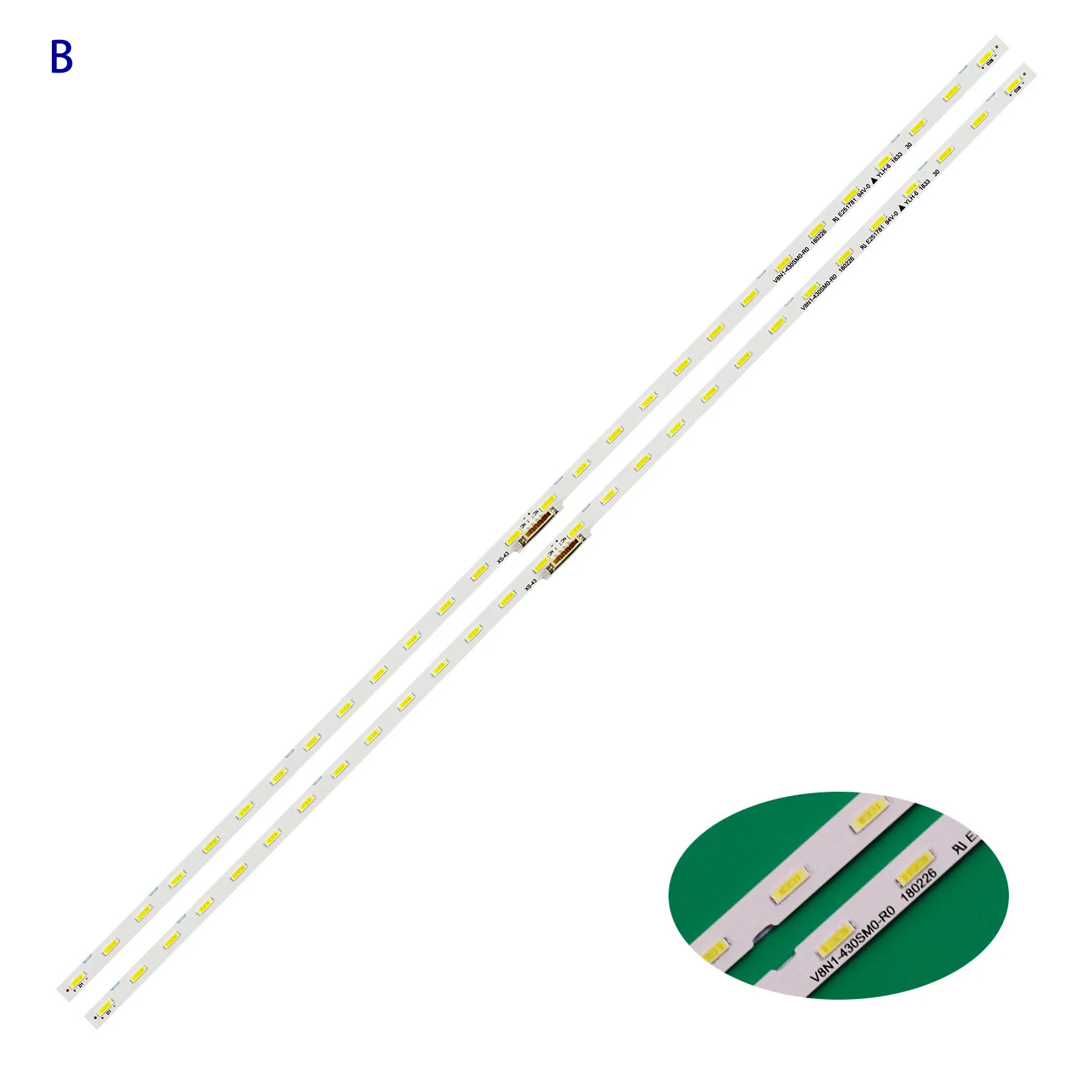 LED Backlight strip for Samsung UE43RU7102K UE43RU7200U UE43RU7170U UE43RU7170S UE43RU7100K  UE43NU7125 UE43RU7100U