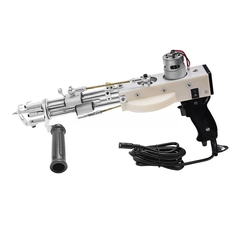 Wholesale Multifunctional Ak Duo Black Tufting Gun 2 in 1 Rug Carpet Hand Long High Pile Tufting Gun
