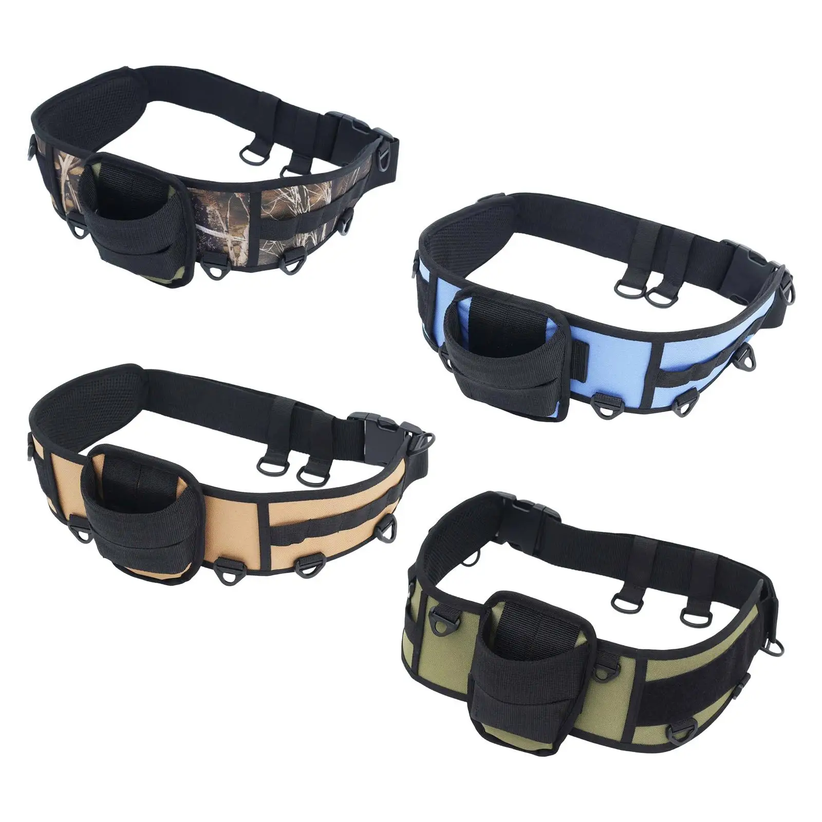 

Outdoor Adjustable Fishing Waist Belt Rod Support Poly Waist Protection Banding for Anglers Hiking Backpacking Wading