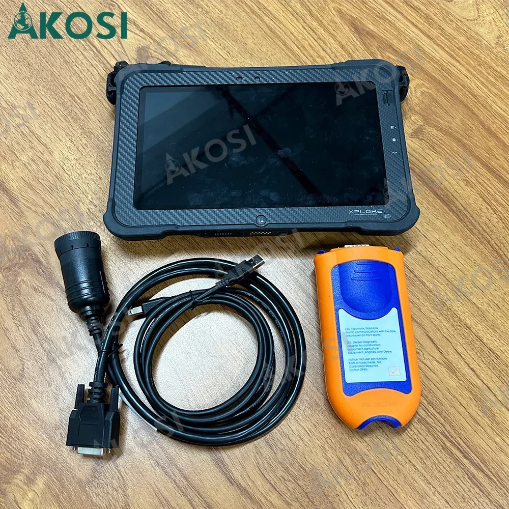 Agriculture Tractor Construction Diagnostic V5.3 Service EDL v2 Electronic Data Link diagnostic Tool+Xplore tablet