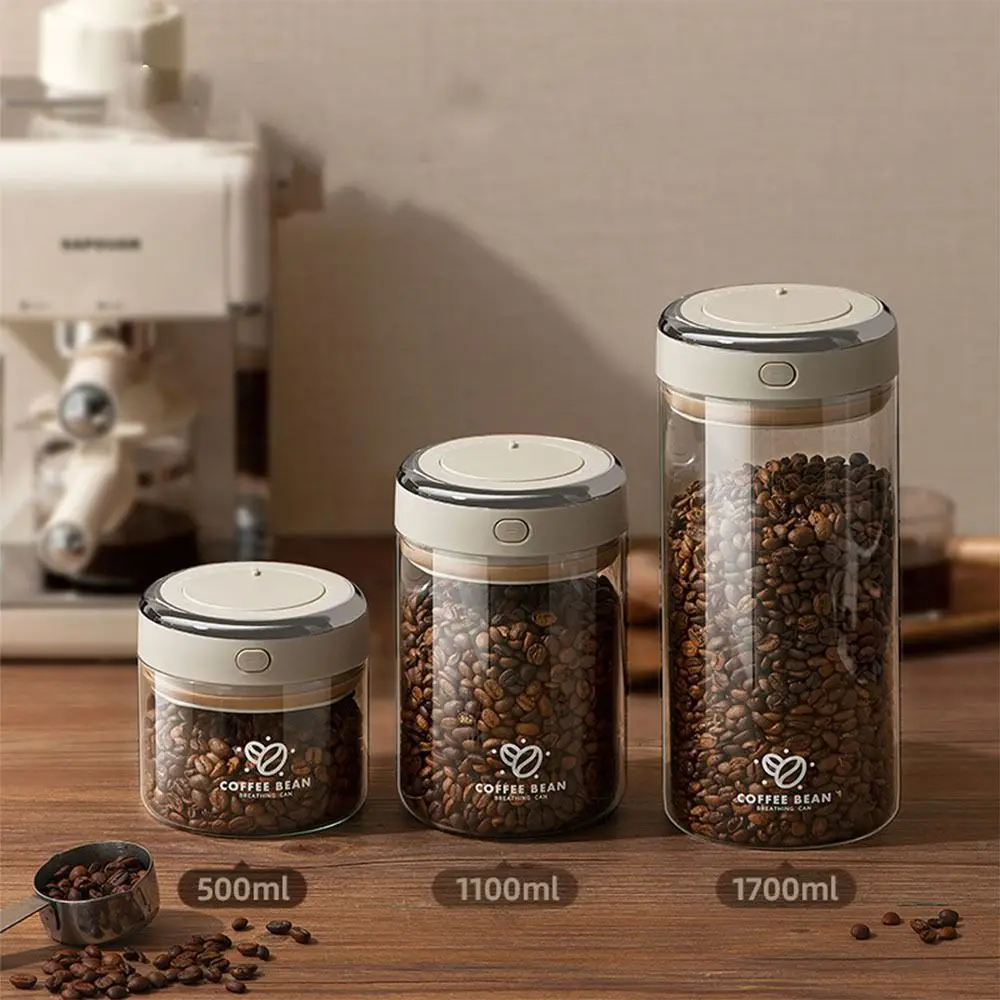 Large Capacity Coffee Sealed Tank Wake-up Beans Bean Storage Container Milk Powder Storage Storage Tool