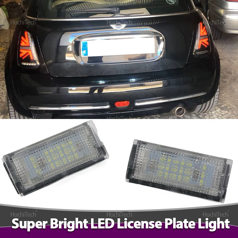 

LED License Plate Light for BMW Mini Cooper ONE R50 Convertible R52 S R53 White Error Free Number Plate Lamp