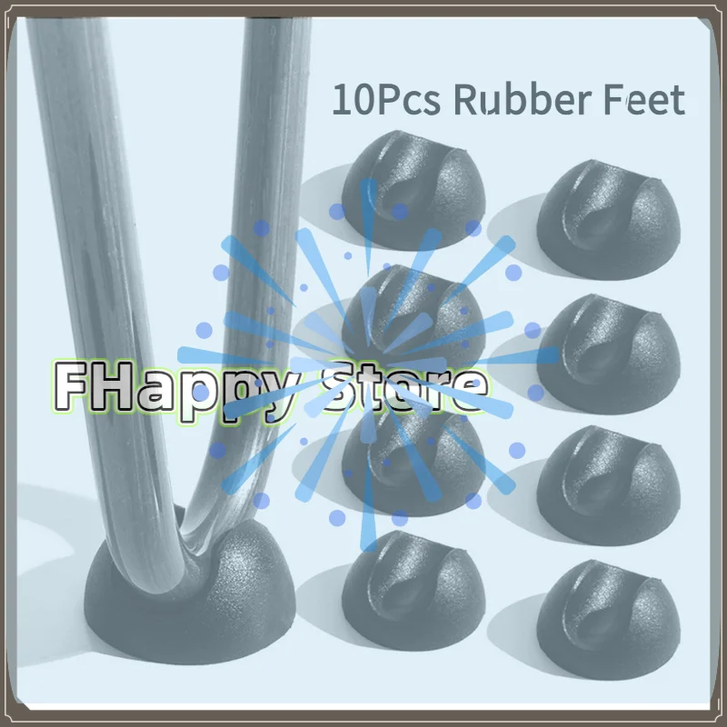 10Pcs Furniture Skate Hairpin Protector Feet Rubber Feet Chair Foot Protector For Table For Chairs Barrettes Legs Mattress