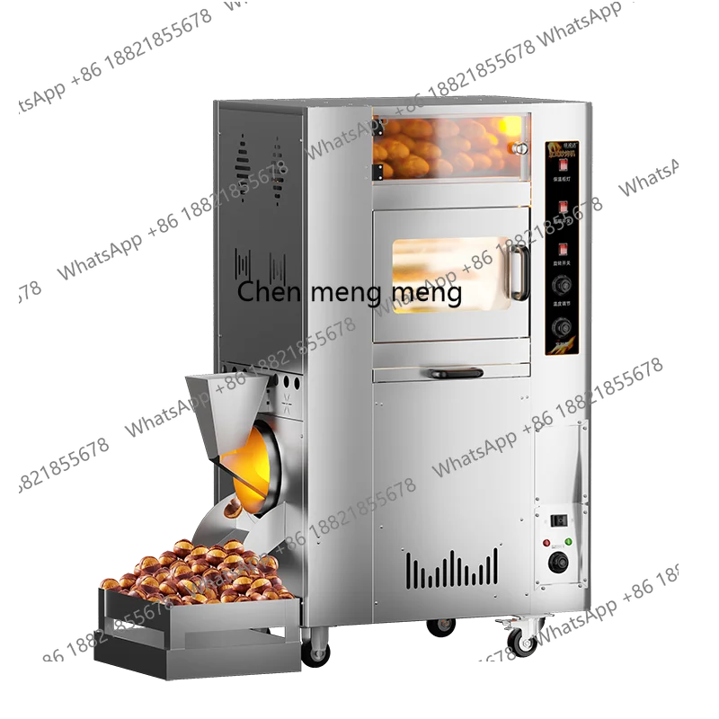 ] Friggitrice commerciale Patate dolci tostate patate dolci macchina automatica per friggere arachidi