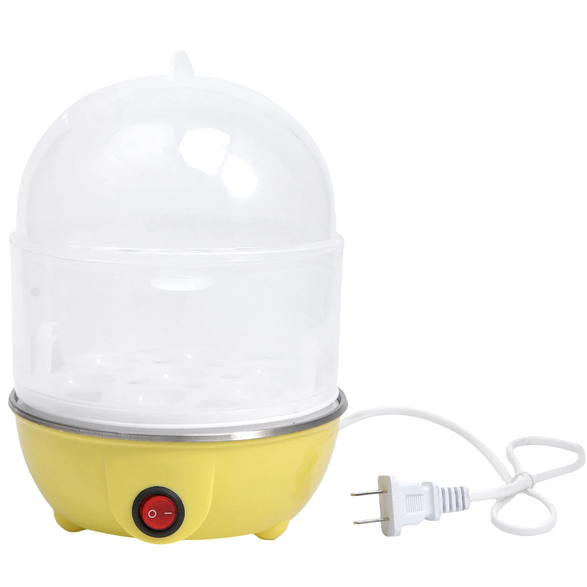 

Egg Steamer Poacher Mini Boiler Automatic Double Layer Kitchen Utensil Lightweight Portable Cooker Scrambled Eggs