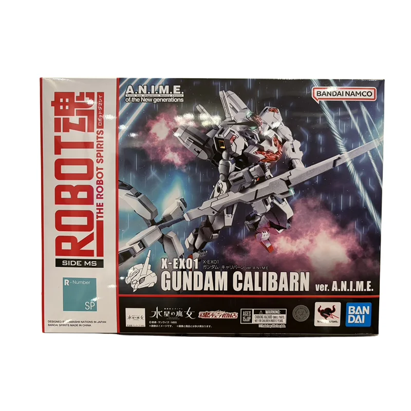 Spot Direct Bandai Original Anime GUNDAM Model THE ROBOT SPIRITS X-EX01 GUNDAM CALIBARN Action Figure Toys for Kids Gift