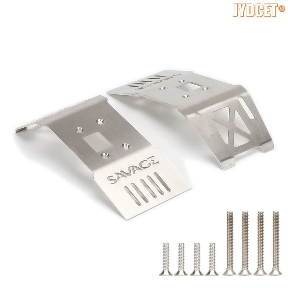 

#85234 Stainless Steel Front & Rear Lower Skid Plate for RC HPI 1/8 SAVAGE FLUX HP 2359 XL 4.6 5.9 4.1 21