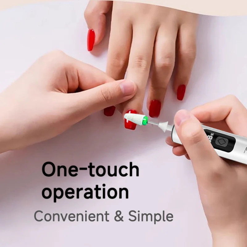 المهنية مسمار الحفر مجموعة مانيكير القاطع معدات الأظافر مستلزمات الأظافر المنزل استخدام الكهربائية آلة حفر الأظافر طاحونة الأظافر #4