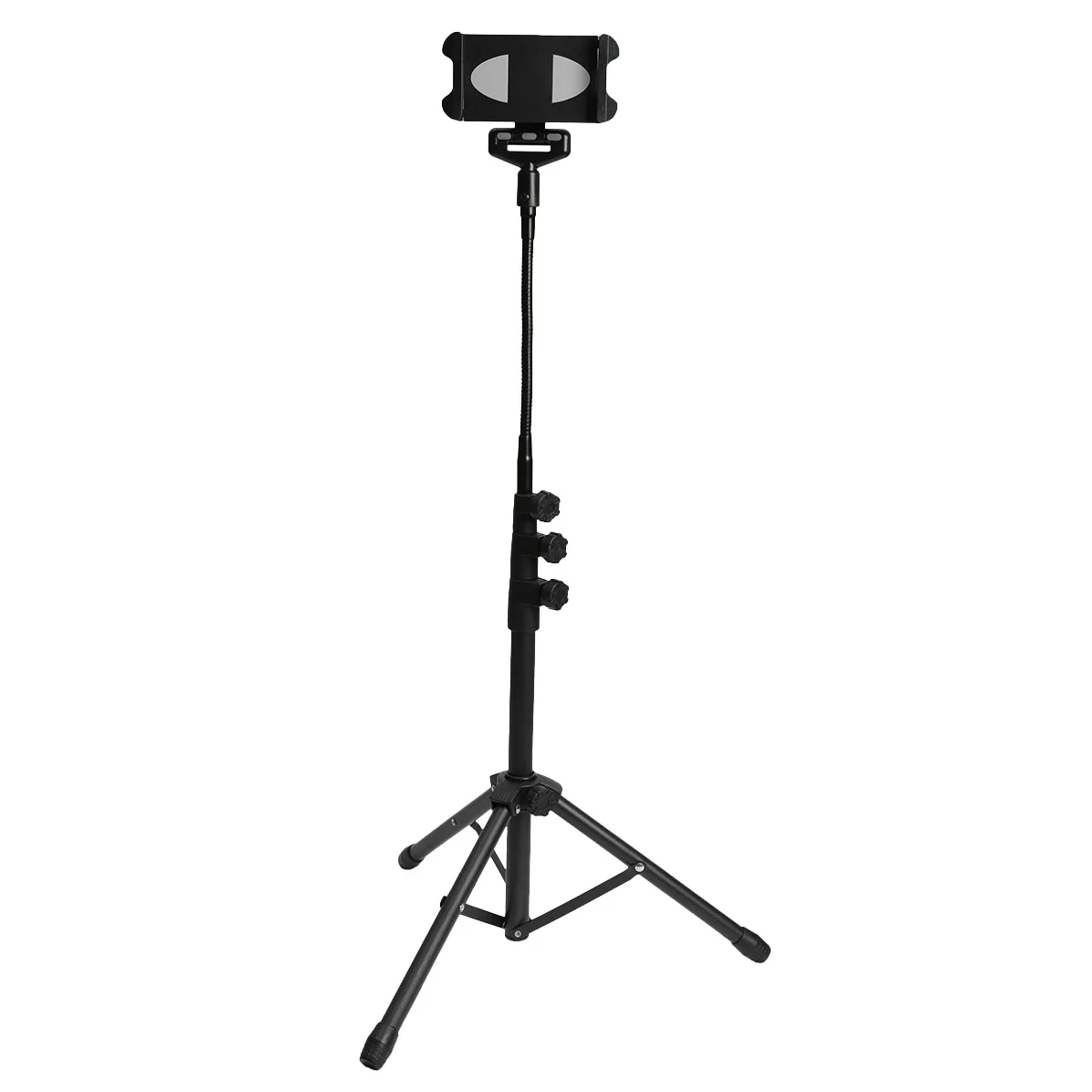 

Tablet Computer Floor Tripod 360° Adjustable Telescopic Gooseneck Hose Tripod for 4.7-12.9 Inch Tablet/Mobile Phone