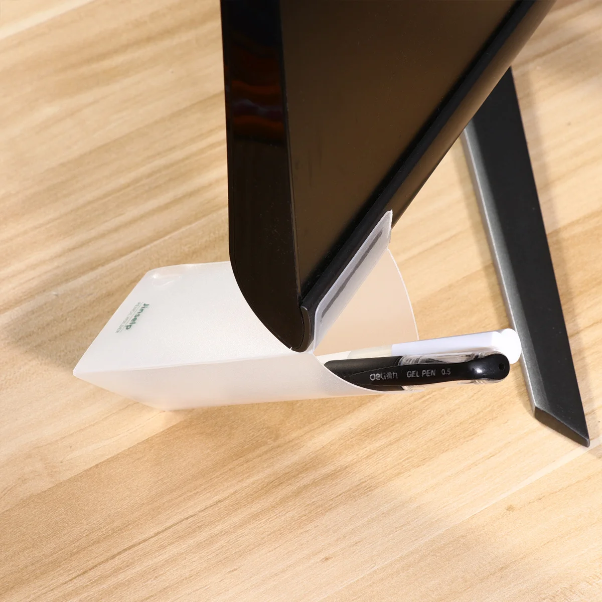 

5Pcs Creative Sticky Pencil Holder Lightweight Plastic Multifunctional Desktop Organizer for Computer Monitor Office School