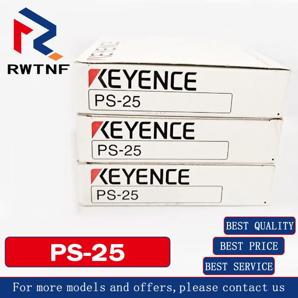 เซ็นเซอร์ตรวจจับแสงแบบขยายภาพขนาดเล็กพิเศษ PS-25 KEYENCE ของแท้ใหม่เอี่ยม 100% ของแท้จากโรงงาน มีสินค้าในคลัง